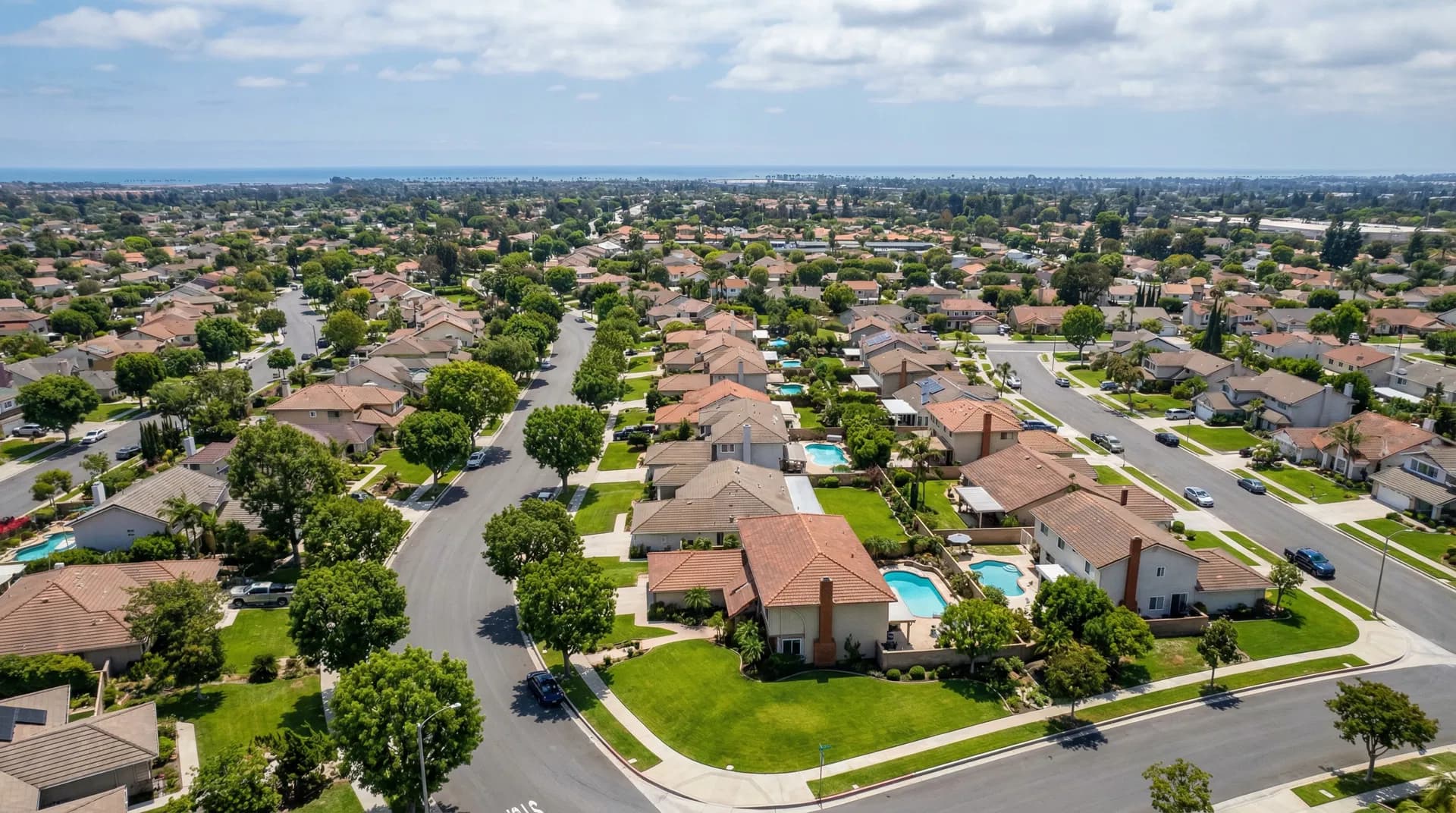 10984 Goldeneye Ave, Fountain Valley — aerial exterior